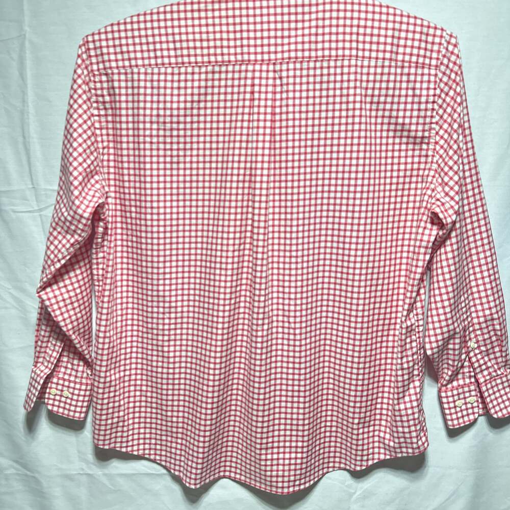 Peter Millar Men's Red Checkered Long Sleeve Button Down Shirt XXL - Picture 5 of 5